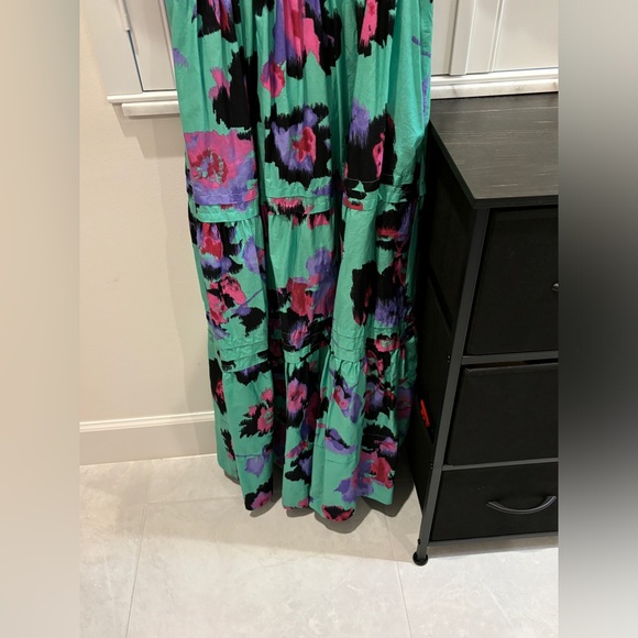 NWOT Anthropologie The Somerset Maxi Dress in Turquoise Size Small - Picture 5 of 14